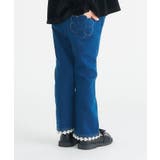 裏起毛ハート・お花ポケットフレアきゅんパンツ 10分丈 | F.O.Online Store | 詳細画像1