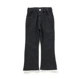 裏起毛ハート・お花ポケットフレアきゅんパンツ 10分丈 | F.O.Online Store | 詳細画像2