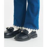 裏起毛ハート・お花ポケットフレアきゅんパンツ 10分丈 | F.O.Online Store | 詳細画像29