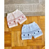 ハートノルディックニットパンツ ショート丈 洗濯機で洗える | F.O.Online Store | 詳細画像12