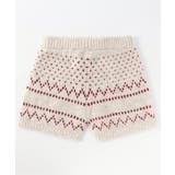 ハートノルディックニットパンツ ショート丈 洗濯機で洗える | F.O.Online Store | 詳細画像3