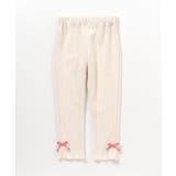 アイボリー | リボン裏起毛リブレギンス/7days Style | F.O.Online Store