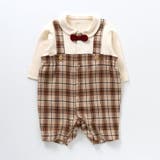 チェック柄 | BOYS サスペンダー付きおめかしカバーオール | F.O.Online Store
