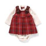 【リンク】肩リボンチェックカバーオール | F.O.Online Store | 詳細画像2 