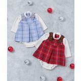 【リンク】肩リボンチェックカバーオール | F.O.Online Store | 詳細画像4 