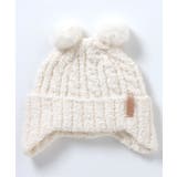 アイボリー | ポンポンベビーニット帽 | F.O.Online Store