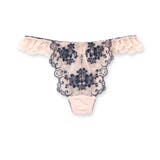 ベージュ | ロマンチックなフェミニンランジェリー予備にしても単品でも可愛いTバックショーツ … | fran de lingerie