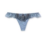 グレイッシュブルー | エレガントランジェリー予備にしても単品でも可愛いTバックショーツ | fran de lingerie