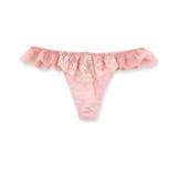 ピンク | エレガントランジェリー予備にしても単品でも可愛いTバックショーツ | fran de lingerie