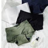 カーキ | 名古屋市立大学看護学部監修の吸水ショーツCottonシリーズ ボクサーショーツ | fran de lingerie