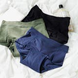 ネイビー | 名古屋市立大学看護学部監修の吸水ショーツCottonシリーズ ボクサーショーツ | fran de lingerie