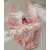 サーモンピンク | 新作続々 「ペアブラジャー ペアブラジャー（ワイヤー有り）」 | fran de lingerie