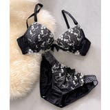 ブラック1 | ブラ&ショーツセット Bra&shorts 「ペアブラジャー | fran de lingerie