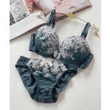 グリーン | ブラ&ショーツセット Bra&shorts 「ペアブラジャー | fran de lingerie