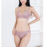 シンプルデザイン劇的な付け心地＆バストメイクのブラとお揃いショーツ 「ドラマティ… | fran de lingerie | 詳細画像25 