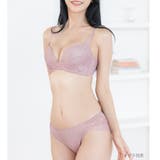 シンプルデザイン劇的な付け心地＆バストメイクのブラとお揃いショーツ 「ドラマティ… | fran de lingerie | 詳細画像28 