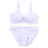 ノンワイヤーのコットンレースのブラ&ショーツSET素肌を優しく包む配慮がいっぱい… | fran de lingerie | 詳細画像5