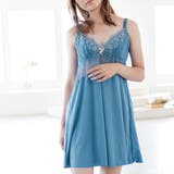 ブルー | Noble Tiara ノーブルティアラ コーディネートスリップ | fran de lingerie