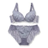 クラシック ランジェリー嬉しいブラ&ショーツSET 「クロスリボン | fran de lingerie | 詳細画像5