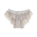 グレージュ | ロマンチックランジェリー 贅沢な可愛さ! 「ノーブルティアラブラ001 | fran de lingerie