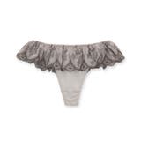 グレージュ | ロマンチックランジェリー フェミニン タンガ | fran de lingerie