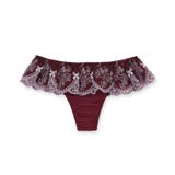 ワイン | ロマンチックランジェリー フェミニン タンガ | fran de lingerie