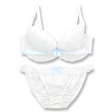 ロマンチックなブラ&ショーツSETナチュラルボリューム×寄せ胸 「シアーベール … | fran de lingerie | 詳細画像6
