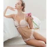ロマンチックなブラ&ショーツSETナチュラルボリューム×寄せ胸 「シアーベール … | fran de lingerie | 詳細画像10