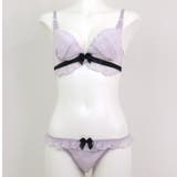 ロマンチックなブラ&ショーツSETナチュラルボリューム×寄せ胸 「シアーベール … | fran de lingerie | 詳細画像28