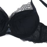 華やか配色デザインすっきりラインの谷間メイクブラ 「ボタニカルプリントサテン ペ… | fran de lingerie | 詳細画像22 