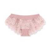 ピンク | 軽やかに揺れるチュールフラワー贅沢な可愛さ! 「ノーブルティアラブラ002 | fran de lingerie