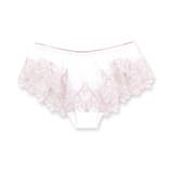 ホワイト | 軽やかに揺れるチュールフラワー贅沢な可愛さ! 「ノーブルティアラブラ002 | fran de lingerie