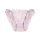 ラベンダー | 軽やかに揺れるチュールフラワーデイリー使いに 「ノーブルティアラブラ002 | fran de lingerie