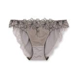 モカ | 軽やかに揺れるチュールフラワーデイリー使いに 「ノーブルティアラブラ002 | fran de lingerie