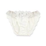 オフホワイト | 軽やかに揺れるチュールフラワーデイリー使いに 「ノーブルティアラブラ002 | fran de lingerie