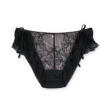 軽やかに揺れるチュールフラワー可愛くて楽ちんな紐ショーツ | fran de lingerie | 詳細画像2