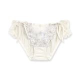 軽やかに揺れるチュールフラワー可愛くて楽ちんな紐ショーツ | fran de lingerie | 詳細画像5