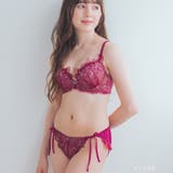 軽やかに揺れるチュールフラワー可愛くて楽ちんな紐ショーツ | fran de lingerie | 詳細画像9