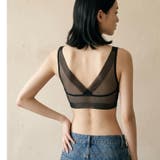素肌より心地良いブラ極薄生地を圧着縫製して極限まで段差を減らし、下着のラインを目… | fran de lingerie | 詳細画像9 