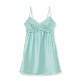 セージグリーン | Elegance Satin エレガンスサテン コーディネートスリップ | fran de lingerie