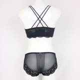 ベーシックな総レースで楽しむバッククロス×フロントホックしっかり盛って、デコルテ… | fran de lingerie | 詳細画像19 