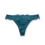 ブルーグリーン | 響かせたくない時の嬉しい味方シンプルな総レースだから単品使いもOK！ | fran de lingerie
