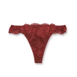 ブリックレッド | 響かせたくない時の嬉しい味方シンプルな総レースだから単品使いもOK！ | fran de lingerie