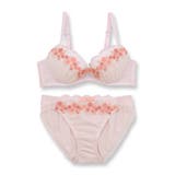 可憐なフラワーレースのフェミニンランジェリーナチュラルバスト 「フラワークラウン | fran de lingerie | 詳細画像8 
