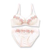 可憐なフラワーレースのフェミニンランジェリーナチュラルバスト 「フラワークラウン | fran de lingerie | 詳細画像9 