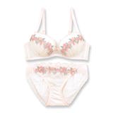 可憐なフラワーレースのフェミニンランジェリーナチュラルバスト 「フラワークラウン | fran de lingerie | 詳細画像11 