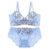 華あり刺繍のノンワイヤーしっかり盛れるノンワイヤー 「スタイルアップワイヤレスビ… | fran de lingerie | 詳細画像8 