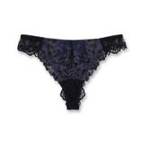 ブラック | 華あり刺繍ノンワイヤーブラ&ショーツセットとお揃い 「スタイルアップワイヤレス | fran de lingerie