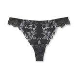 ダークグレー | 華あり刺繍ノンワイヤーブラ&ショーツセットとお揃い 「スタイルアップワイヤレス | fran de lingerie