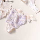 ライトピンク | 華あり刺繍ノンワイヤーブラ&ショーツセットとお揃い 「スタイルアップワイヤレス | fran de lingerie